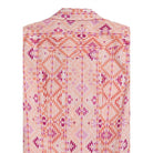 Women's Tin Haul Long Sleeve Orange Aztec Printed Snap Shirt 10-050-0068-0313