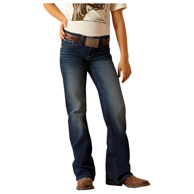 Girl's Ariat Ariana Pacific Boot Cut Jeans 10051616 - Crazy House Western Wear