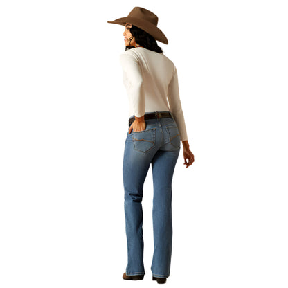 Women's Ariat Mid Rise Allison Boot Cut Jeans 10051842 - Crazy House Western Wear