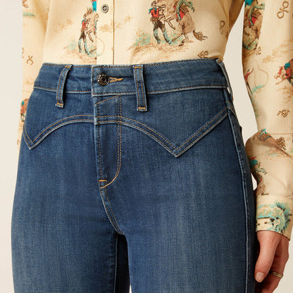 Women's Ariat High Rise Fiorella Slim Trouser Jeans 10051885 - Crazy House Western Wear