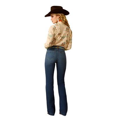 Women's Ariat High Rise Fiorella Slim Trouser Jeans 10051885 - Crazy House Western Wear