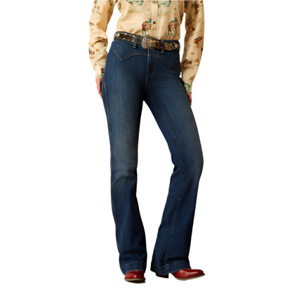 Women's Ariat High Rise Fiorella Slim Trouser Jeans 10051885 - Crazy House Western Wear