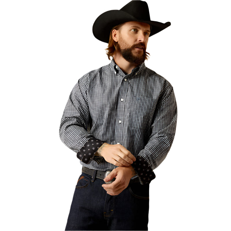 Men's Ariat Wrinkle Free Luther Classic Fit Shirt 10051979 - Crazy House Western Wear