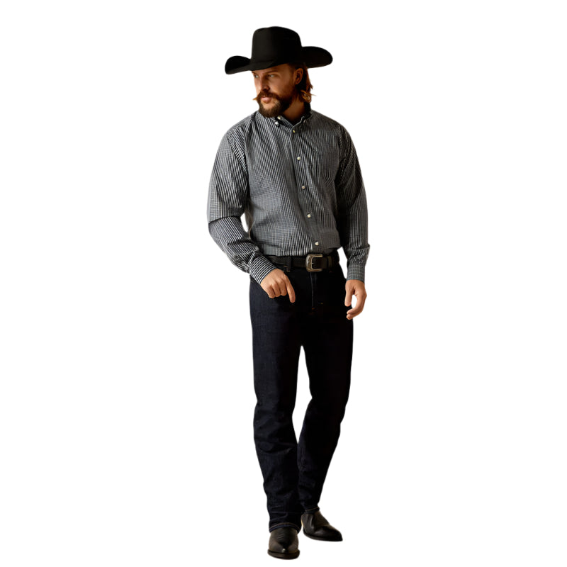 Men's Ariat Wrinkle Free Luther Classic Fit Shirt 10051979 - Crazy House Western Wear