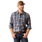 Men's Ariat Rebar Heavy Flannel Work Shirt 10052118 - Crazy House Western Wear