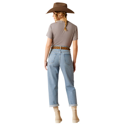 Women's Ariat Ultra High Rise Tomboy Straight Leg Jeans 10053534 - Crazy House Western Wear