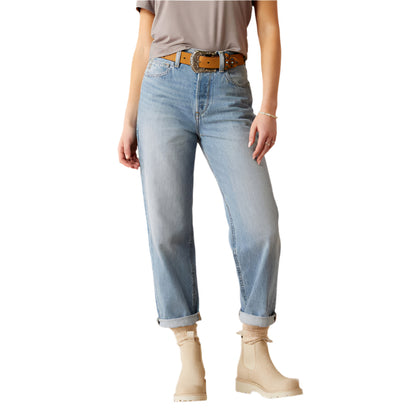 Women's Ariat Ultra High Rise Tomboy Straight Leg Jeans 10053534 - Crazy House Western Wear
