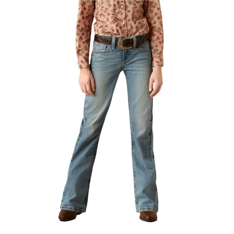 Girl's Ariat Amora Boot Cut Jeans 10053540 - Crazy House Western Wear