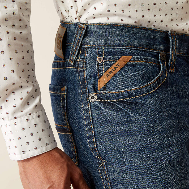 Men's Ariat M4 Relaxed Buckeye Straight Leg Jeans 10053544 - Crazy House Western Wear