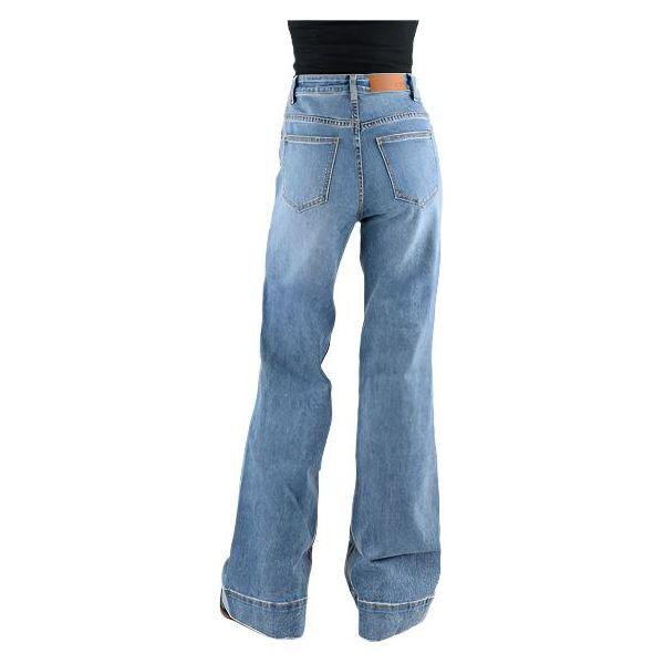 Tin Haul High Rise Wide Leg Andled Side Seam Jean