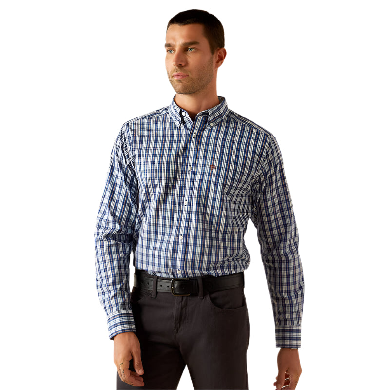 Men's Ariat Wrinkle Free Bronson Fitted Shirt 10054664 - Crazy House Western Wear