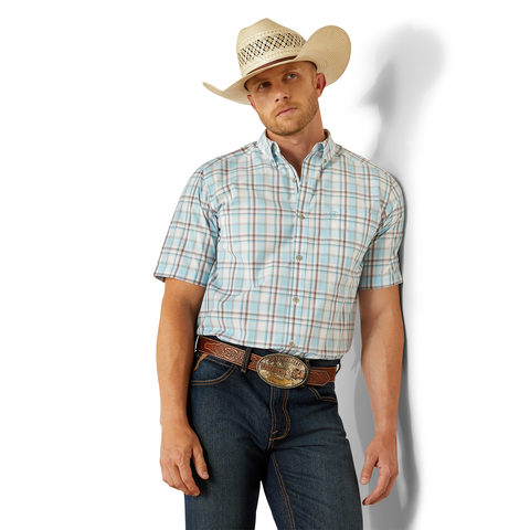 Men' Ariat Pro Series Geoffrey Classic Fit Shirt 10054686 - Crazy House Western Wear
