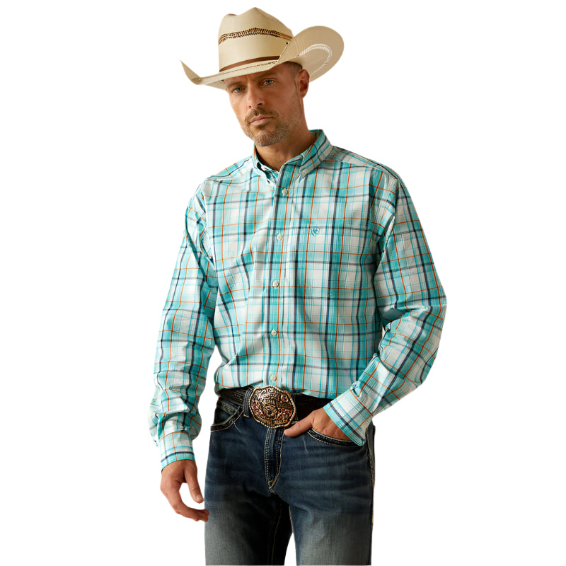 Men's Ariat Pro Series Justice Classic Fit Shirt 10054742 - Crazy House Western Wear