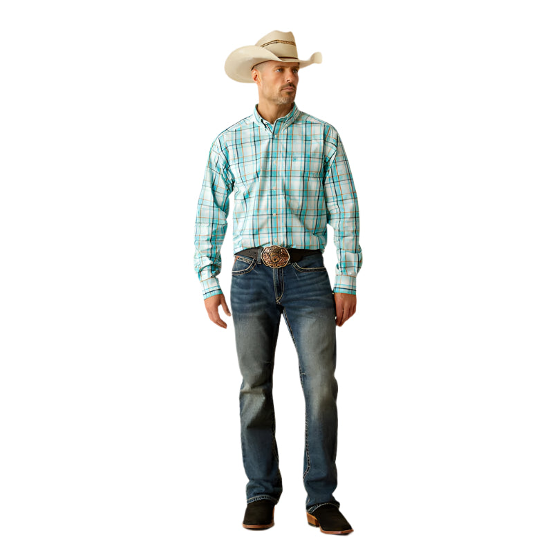 Men's Ariat Pro Series Justice Classic Fit Shirt 10054742 - Crazy House Western Wear