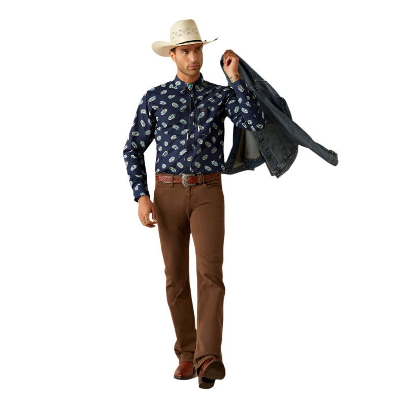 Men's Ariat Jacy Fitted Shirt 10054745 - Crazy House Western Wear