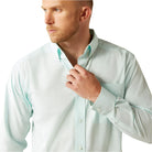 Men's Ariat Solid Slub Classic Fit Shirt 10055116 - Crazy House Western Wear