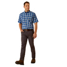 Men's Ariat Rebar Made Tough Vent TEK DuraStretch Work Shirt 10058537 - Crazy House Western Wear