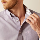 Men's Ariat Wrinkle Free Solid Classic Fit Shirt 10058805 - Crazy House Western Wear