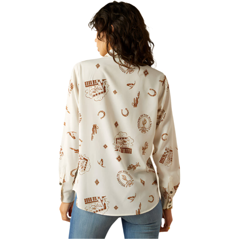 Women's Ariat Homestyle Shirt 10060364 - Crazy House Western Wear