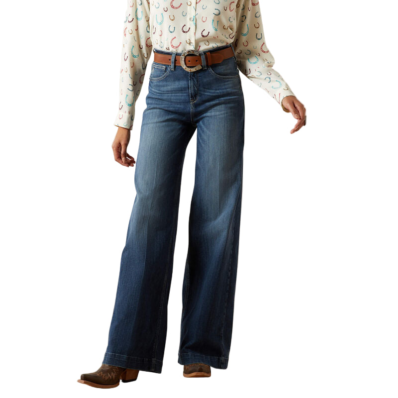 Women's Ariat Ultra High Rise Rosalie Wide Leg Jean 10061724