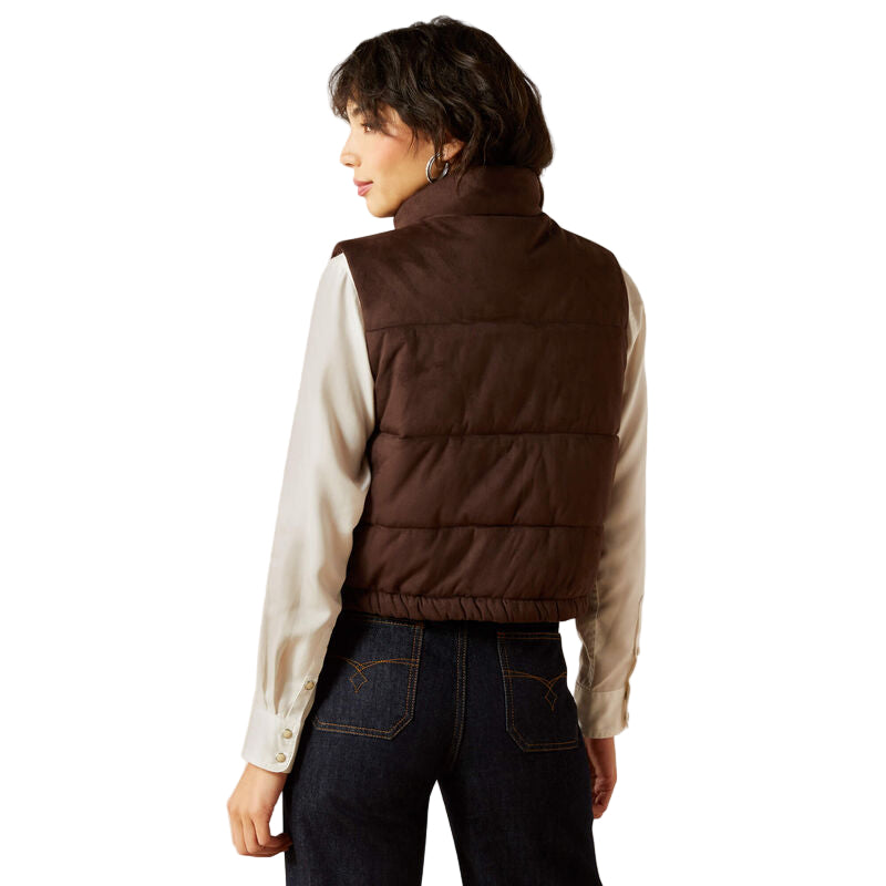 Women's Swirls Faux Leather Vest 10062277
