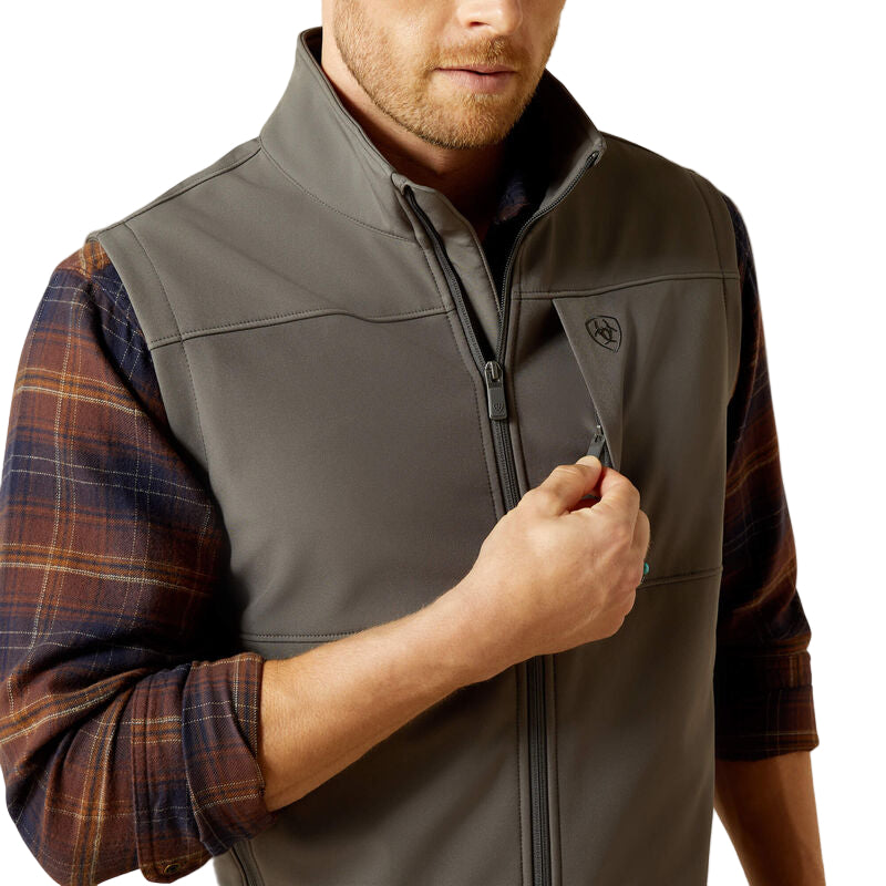 Men's Ariat Vernon Softshell Vest 10062362 – Crazy House Western Wear