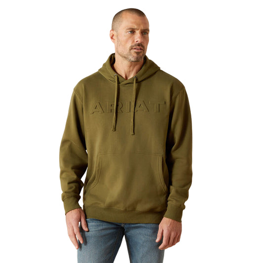 Men's Ariat Embossed Logo Hoodie 10062501