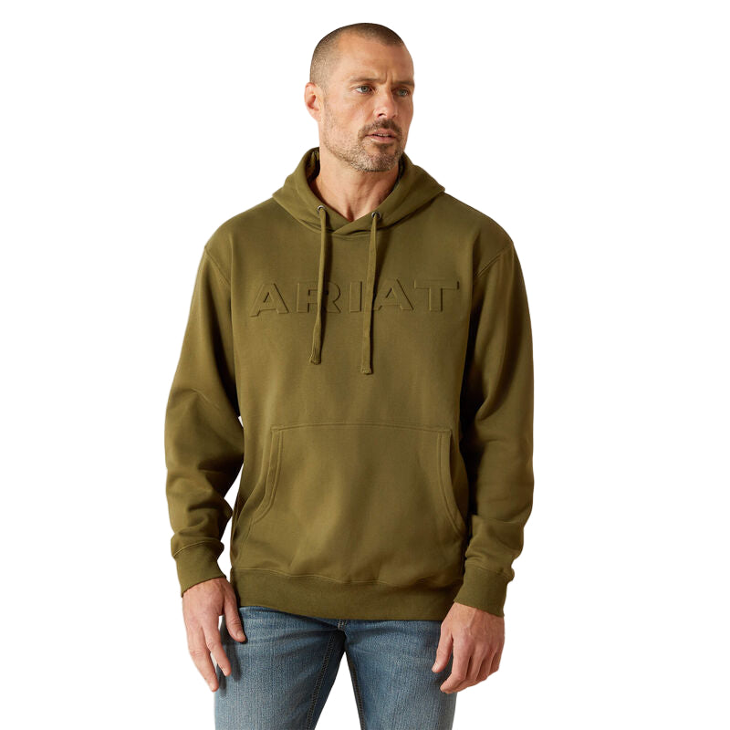 Men's Ariat Embossed Logo Hoodie 10062501