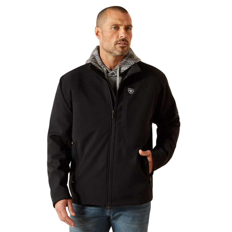 Men's Ariat Black Vernon Softshell Jacket 10062596