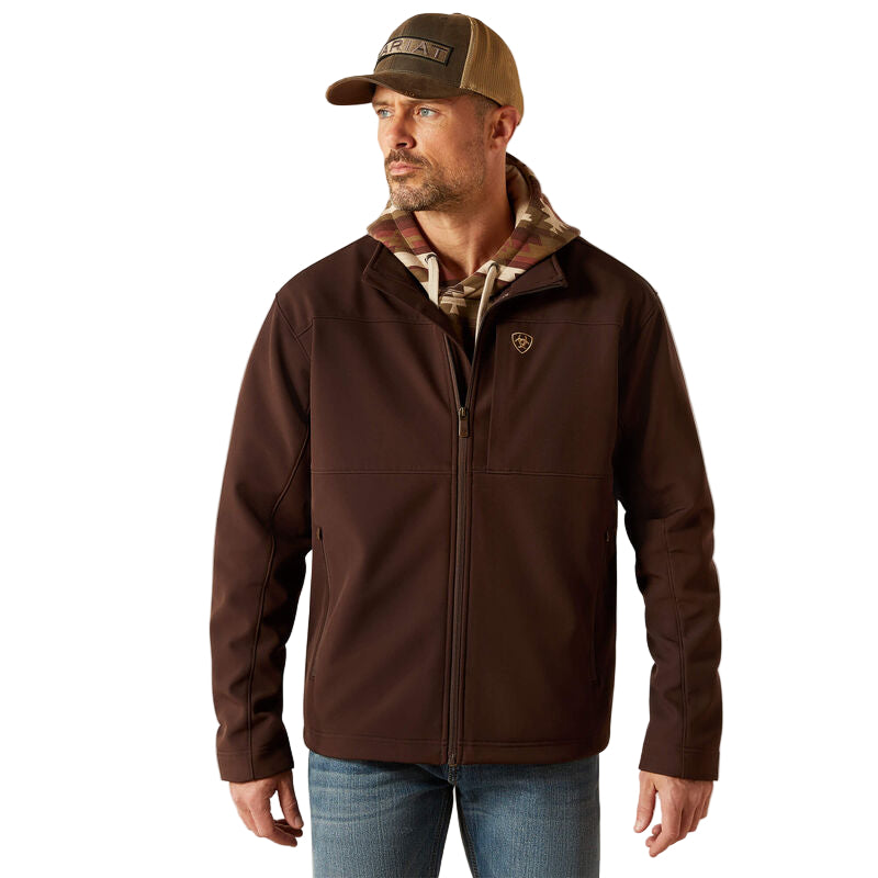 Men's Ariat Coffee Bean Vernon Softshell Jacket 10062597