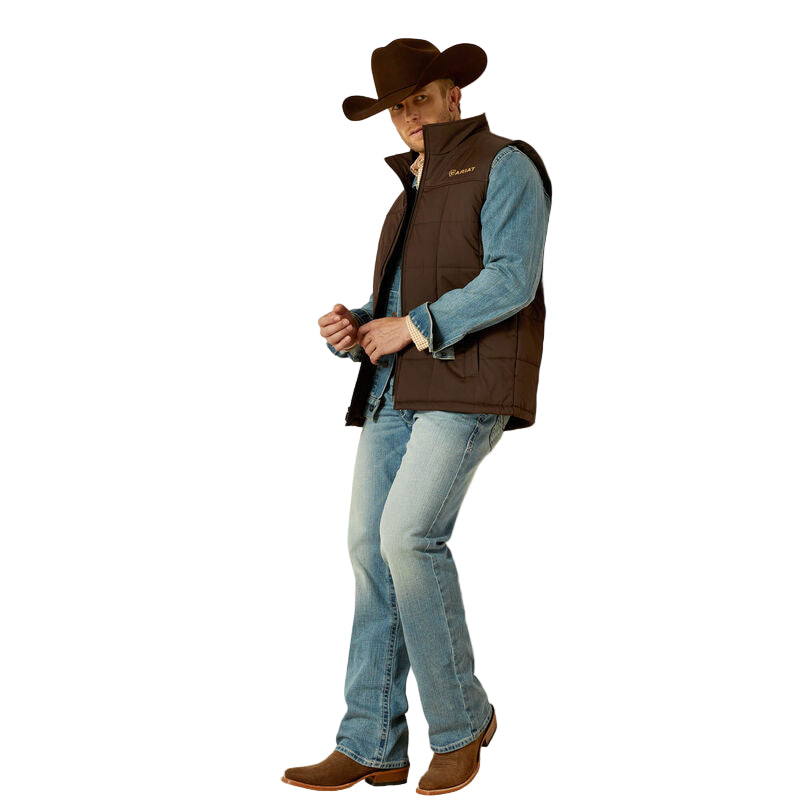 Men's Ariat Brown Crius Insulated Vest 10062603
