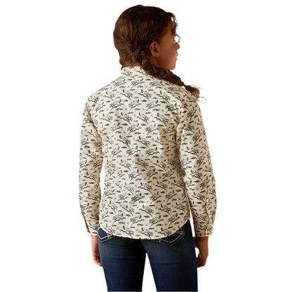 Girl's Ariat Rodeo Time Button Up Shirt 10062842 - Crazy House Western Wear