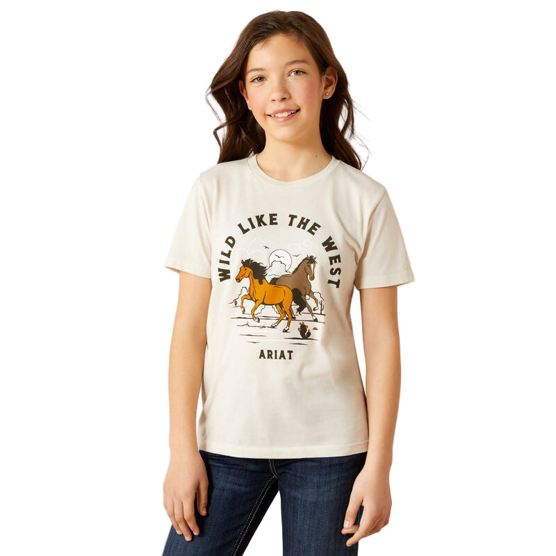 Girl's Ariat Wild Like the West T-Shirt 10063752