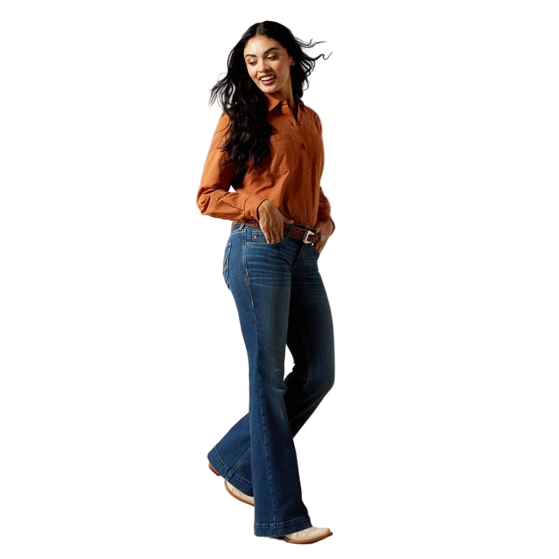 Women's Ariat Perfect Rise Leslie Slim Trousers Jeans 10065882