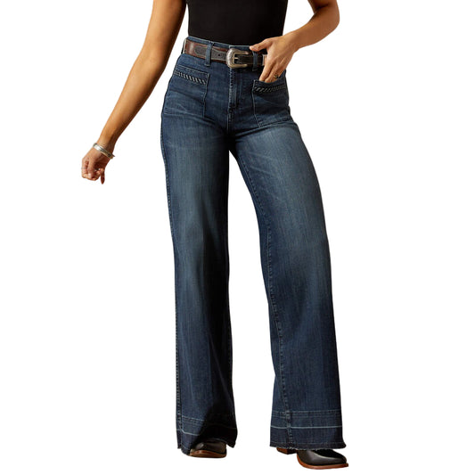 Women's Ariat Ultra High Rise Jill Wide Leg Jean 10065915