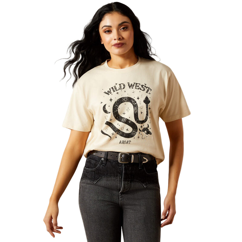 Women's Ariat Natural Inked Graphic T-shirt 10065943