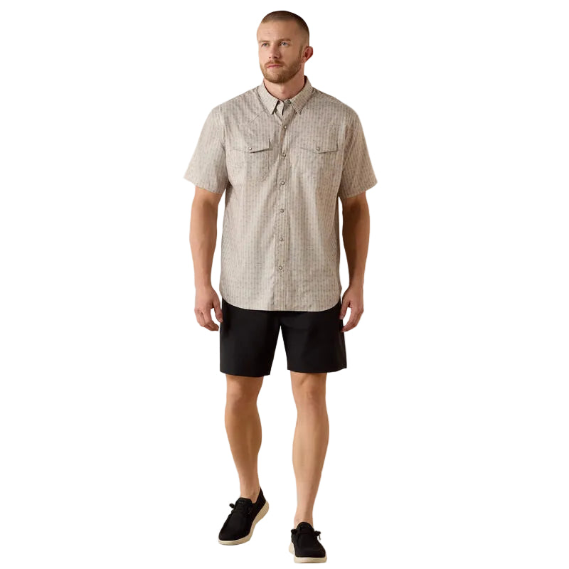 Men's Ariat Printed Western VentTEK Classic Fit Snap Shirt