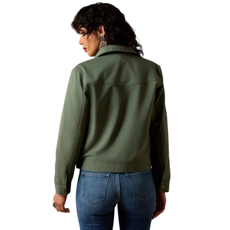 Women's Ariat Duck Green Wagoner Lightweight Jacket 10071121