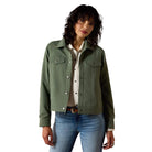 Women's Ariat Duck Green Wagoner Lightweight Jacket 10071121