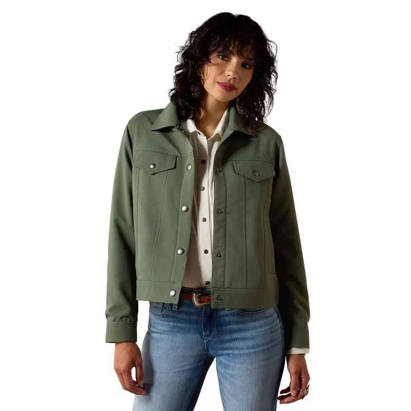 Women's Ariat Duck Green Wagoner Lightweight Jacket 10071121