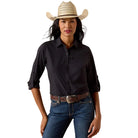 Women's Ariat Black VentTEK Long Sleeve Button Up 10071146
