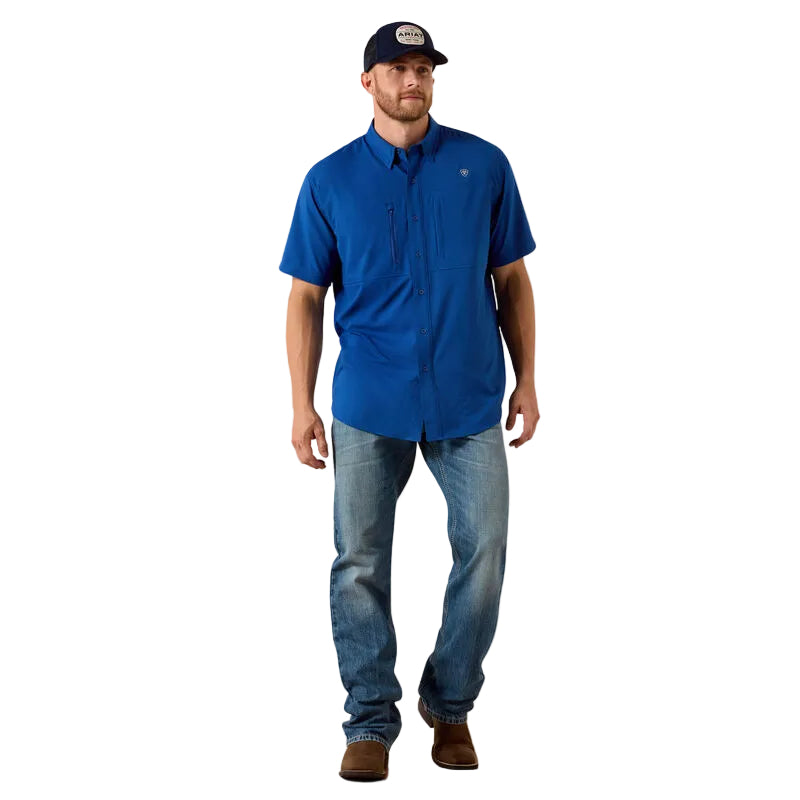 Men's Ariat Blue Quartz VentTEK Classic FIt Shirt 10071430