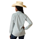 Women's Ariat Green Bay Stripe Kirby Pro Shirt 10071467