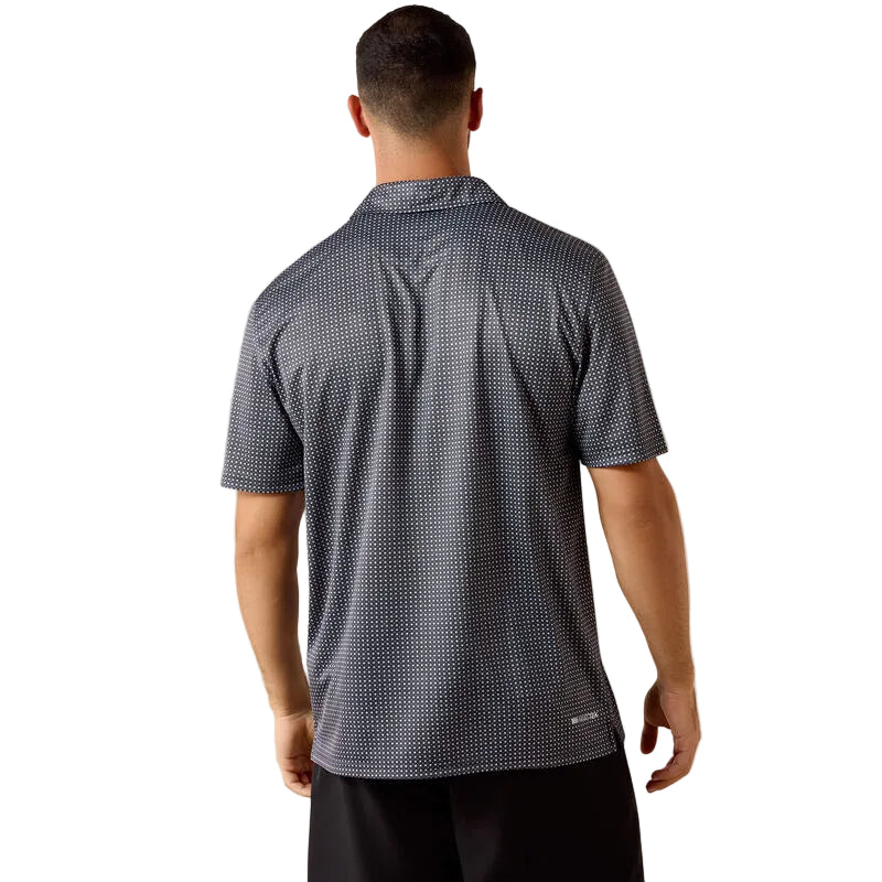 Men's Ariat Sky Rocket Pinwheel Geo Print Classic Fit Polo 10071494