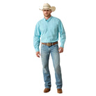Men's Ariat Blue Pro Series Platt Classic Fit Shirt 10071577