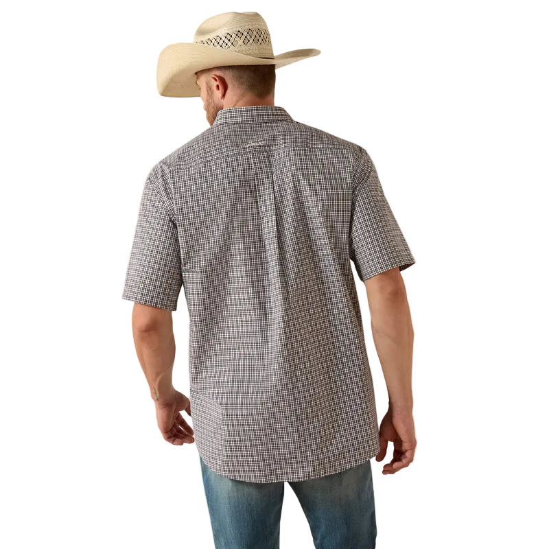 Men's Ariat Black Plaid Pro Series Tommie Classic Fit Shirt 10071582