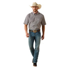 Men's Ariat Black Plaid Pro Series Tommie Classic Fit Shirt 10071582