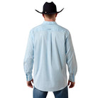 Men's Ariat Crystal Blue Plaid Everything Classic Fit Shirt 10071591