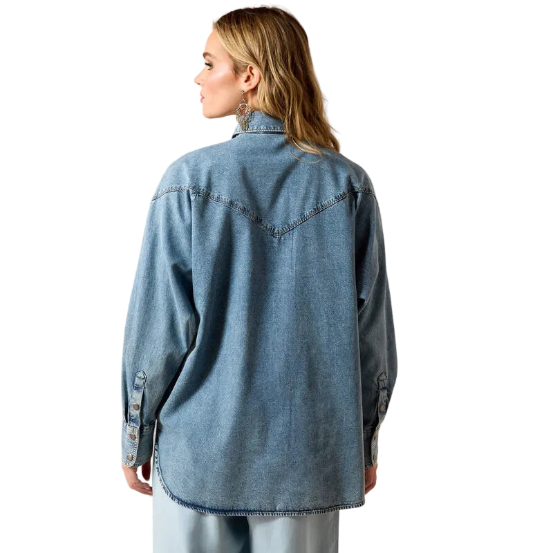 Women's Ariat Indigo Wash Charleston Shirt 10071637