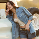 Women's Ariat Indigo Wash Charleston Shirt 10071637